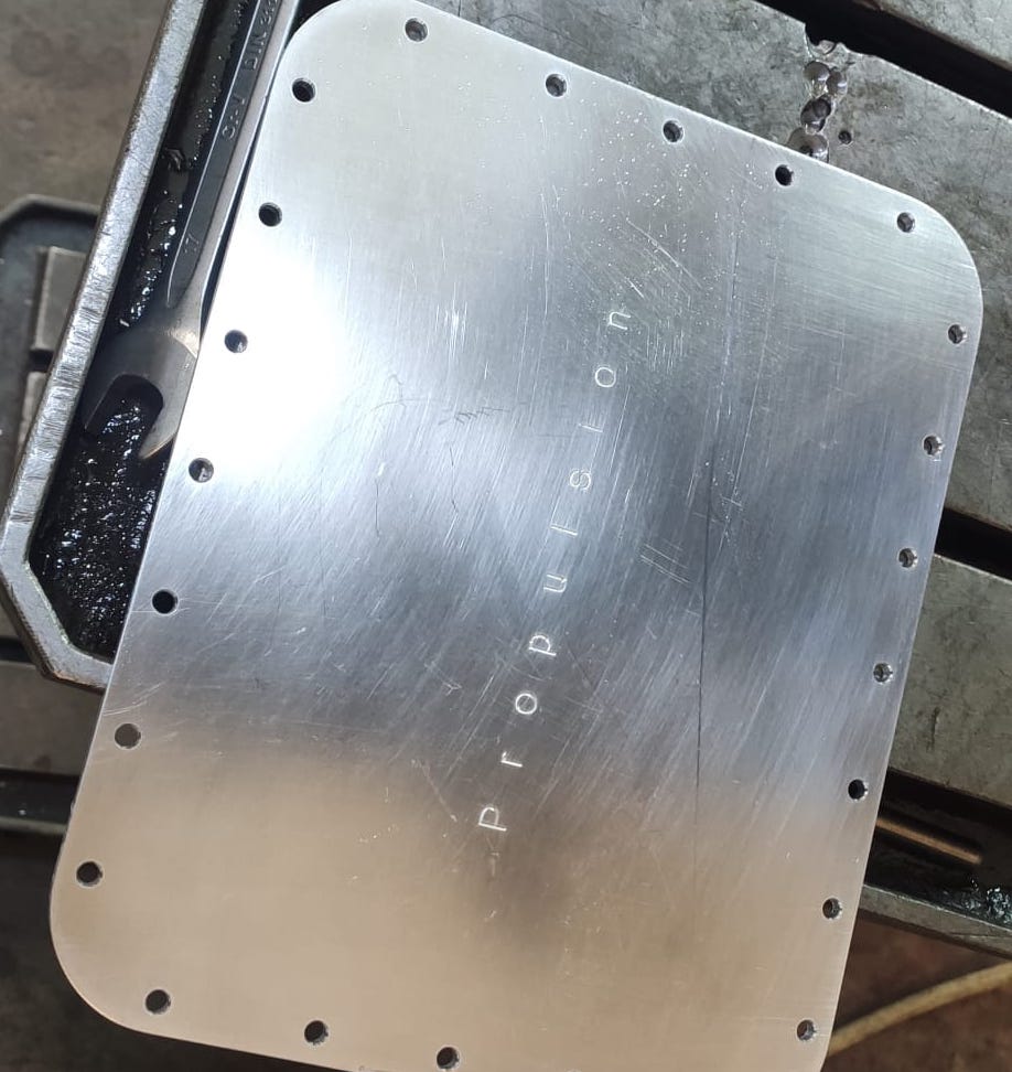 Propulsion Enclosure Label