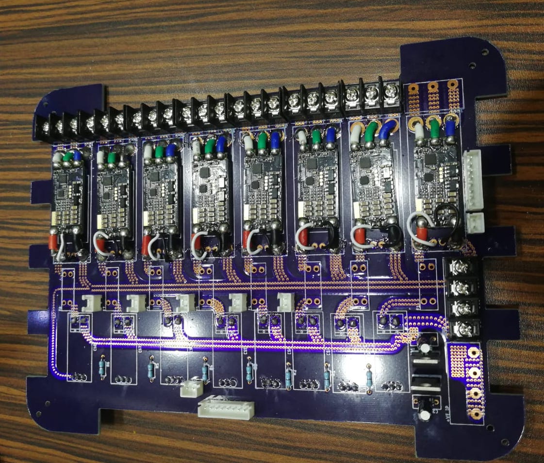 Propulsion PCB with ESCs