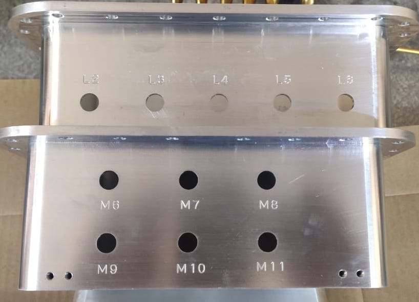 Wiring holes numbering example