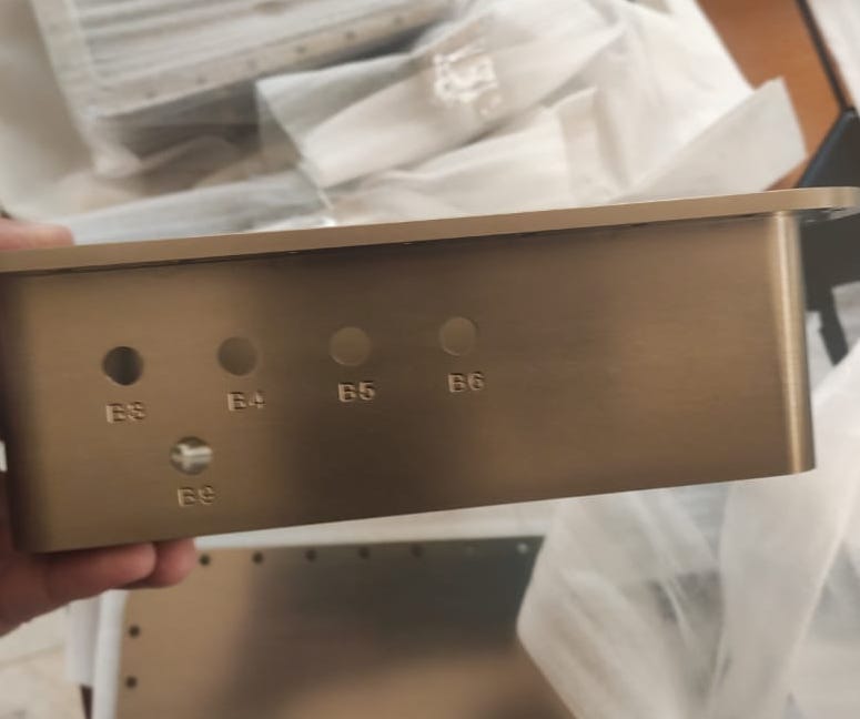 Wiring holes numbering example